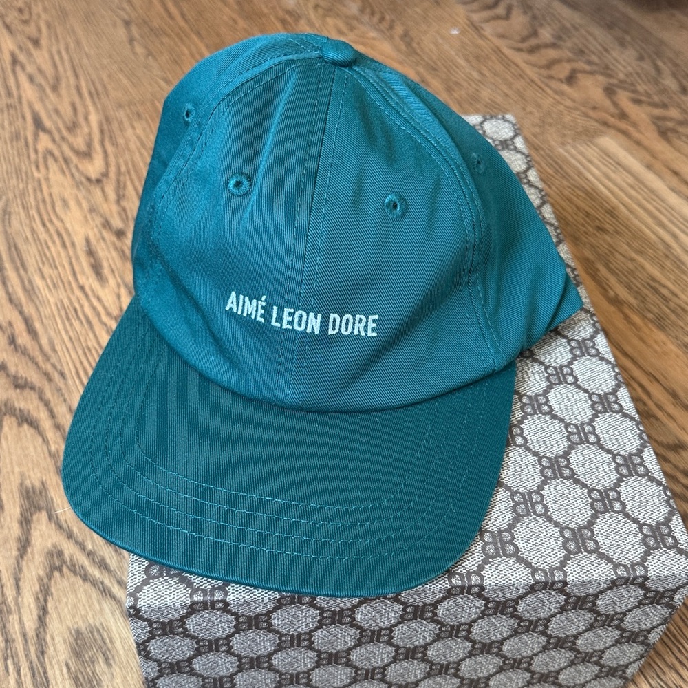 Aimé Leon Dore Green White Logo Cap